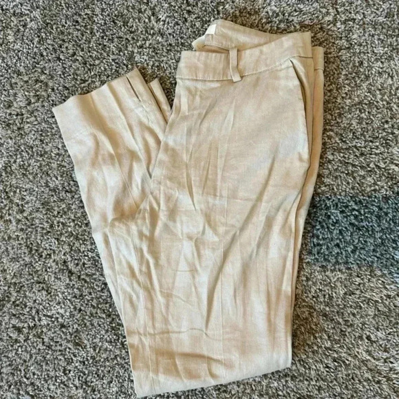 Linen Tailored Pants - Picture 1 of 7